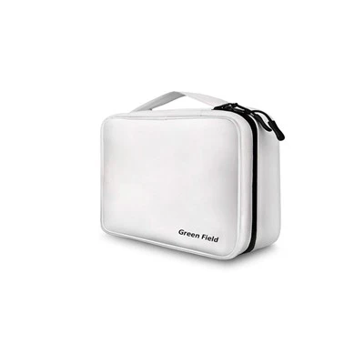 Sac de poche cosmétique de lavage suspendu blanc design