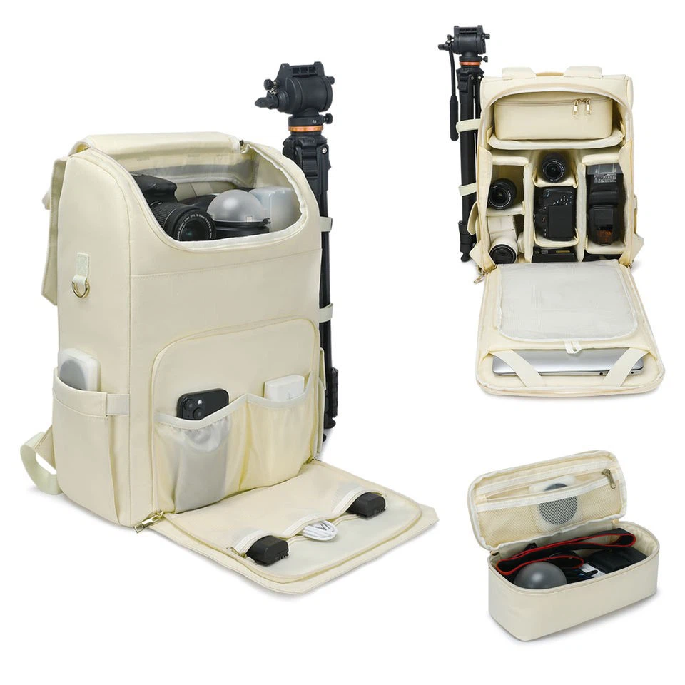 Custom Logo Oxford Camera Bag With Zipper Closure price