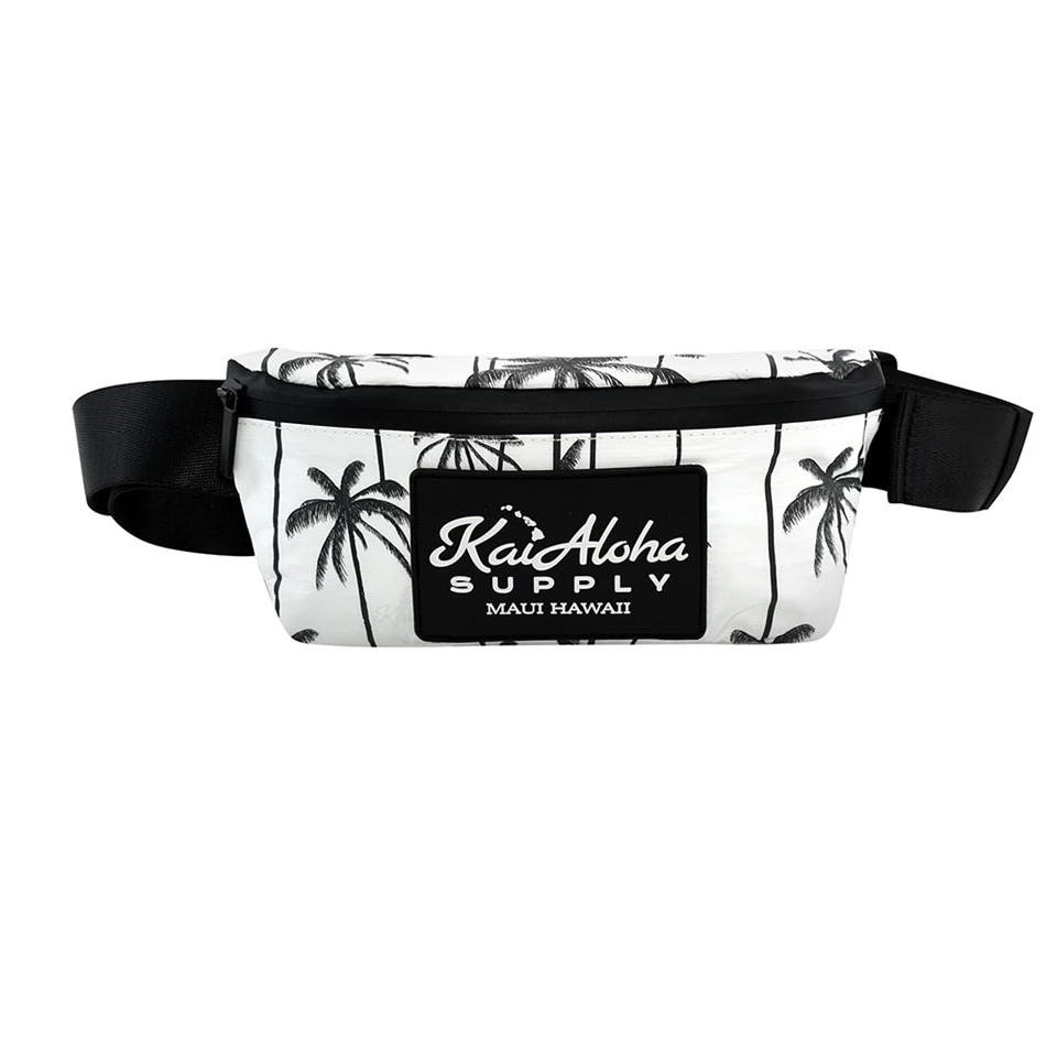 Sac banane à bandoulière avec fermeture éclair Tyvek tendance