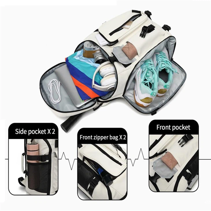 High Quality Badminton Backpack Bag With Shoe Compartment