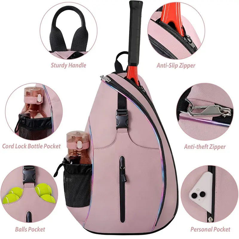 Pink Pickleball Carry Bag Manufacturer