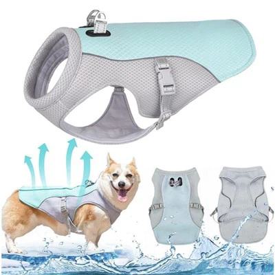 Dog de tissu microfibre respirant vêtements de gilet refroidissant
