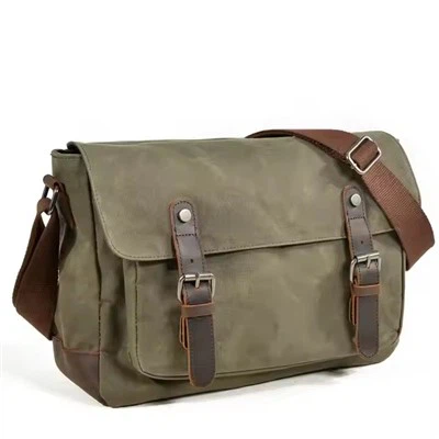 Sac de messager à bandoulière en toile ciblée sur mesure